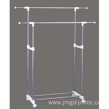 Newest Double pole Garment rack